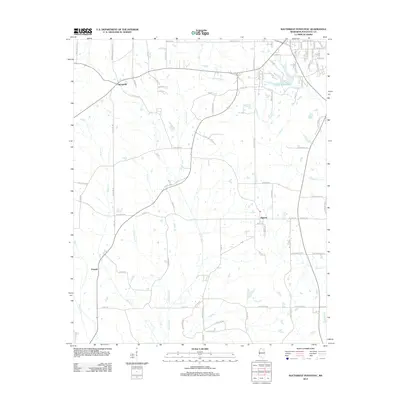 2012 Map of Southwest Pontotoc, 2012 Print
