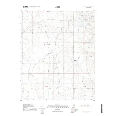 2018 Map of Southwest Pontotoc, 2018 Print