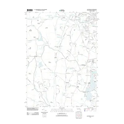 2012 Map of Southwick, 2012 Print