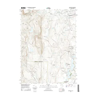 2015 Map of Southwick, 2015 Print
