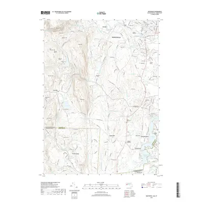 2018 Map of Southwick, 2018 Print