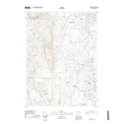 2021 Map of Southwick, 2021 Print