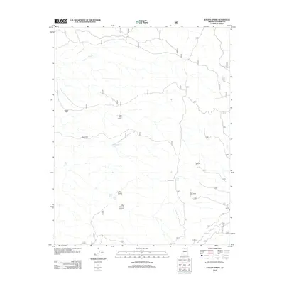 2012 Map of Sowats Spring, 2012 Print