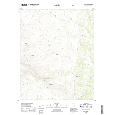 2018 Map of Sowats Spring, 2018 Print