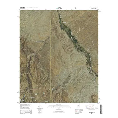 2014 Map of Soza Canyon, 2014 Print