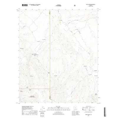 2018 Map of Soza Canyon, 2018 Print