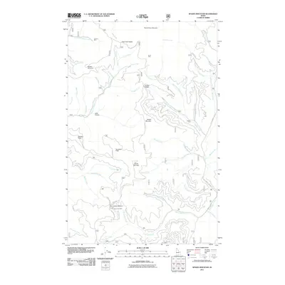 2011 Map of Spades Mountain, 2011 Print