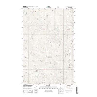 2013 Map of Spades Mountain, 2013 Print