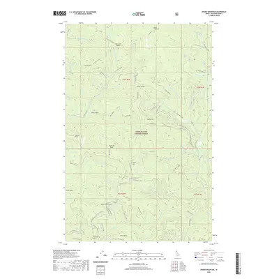 2020 Map of Spades Mountain, 2020 Print