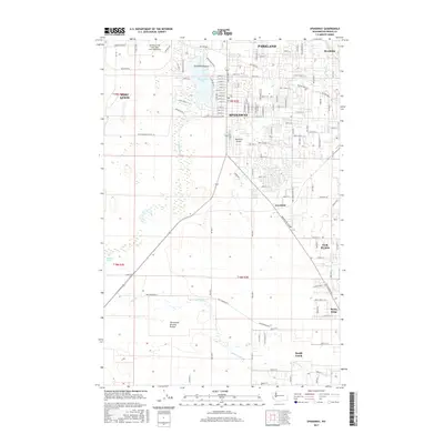 2017 Map of Spanaway, 2017 Print