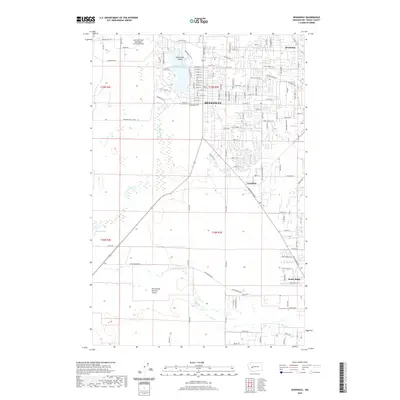 2020 Map of Spanaway, 2020 Print