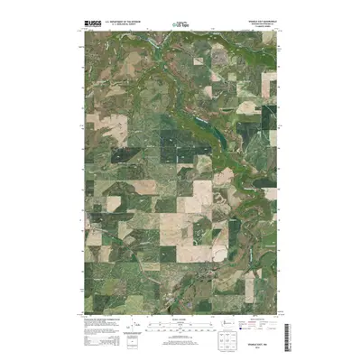 2014 Map of Spangle East, 2014 Print