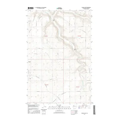 2017 Map of Spangle East, 2017 Print