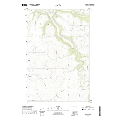 2020 Map of Spangle East, 2020 Print