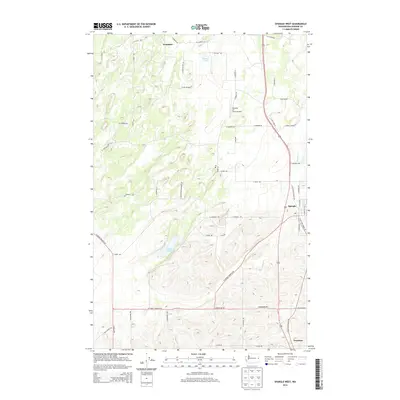 2014 Map of Spangle West, 2014 Print