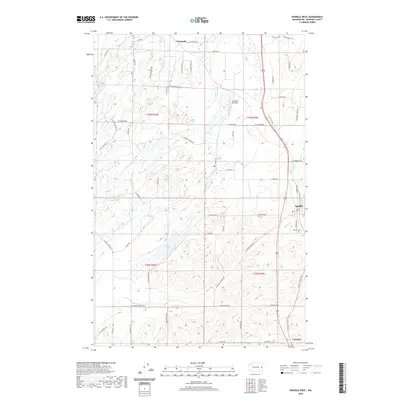 2020 Map of Spangle West, 2020 Print