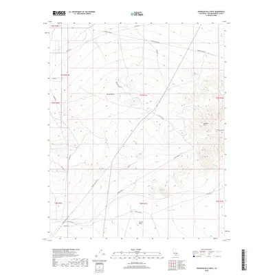 2018 Map of Spangler Hills West, 2018 Print