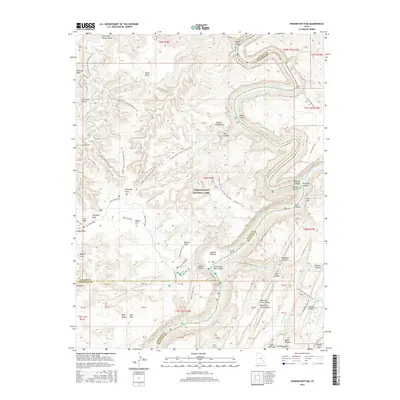2017 Map of Spanish Bottom, 2017 Print