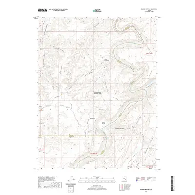 2020 Map of Spanish Bottom, 2020 Print