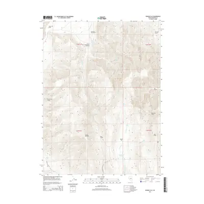 2015 Map of Spanish Flat, 2015 Print