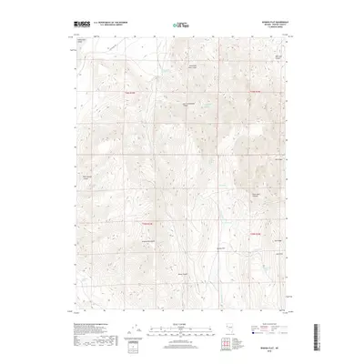 2018 Map of Spanish Flat, 2018 Print