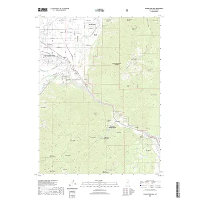 2020 Map of Spanish Fork Peak, 2020 Print
