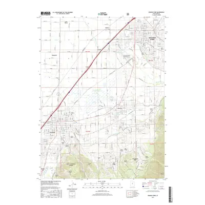 2017 Map of Spanish Fork, 2017 Print