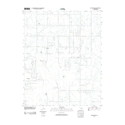 2010 Map of Spanish Peak, 2010 Print