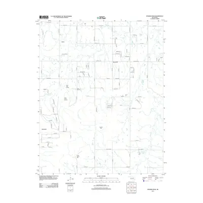 2012 Map of Spanish Peak, 2012 Print