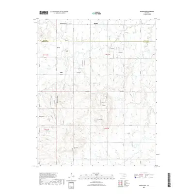 2019 Map of Spanish Peak, 2019 Print