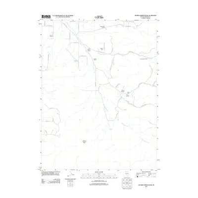 2011 Map of Spanish Springs Peak, 2011 Print