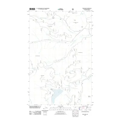 2011 Map of Spar Lake, 2011 Print