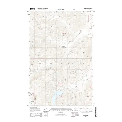 2014 Map of Spar Lake, 2014 Print