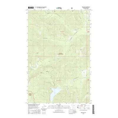 2017 Map of Spar Lake, 2017 Print
