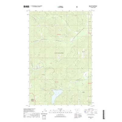 2020 Map of Spar Lake, 2020 Print