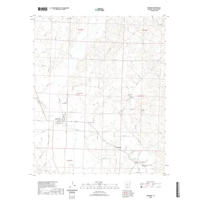 2020 Map of Sparkman, 2020 Print