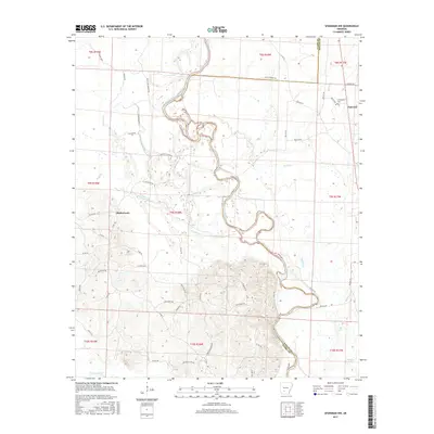 2017 Map of Sparkman NW, 2017 Print