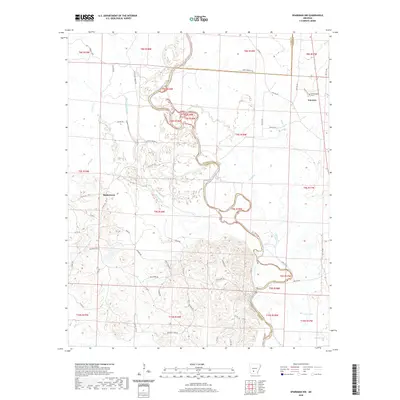 2020 Map of Sparkman NW, 2020 Print