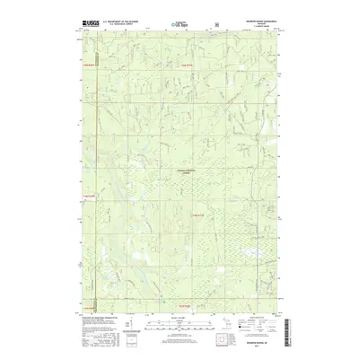 2017 Map of Sparrow Rapids, 2017 Print