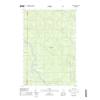 2019 Map of Sparrow Rapids, 2019 Print