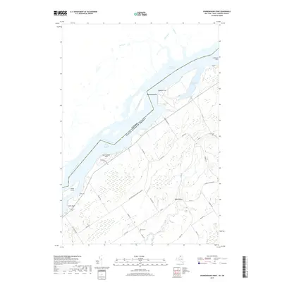 2019 Map of Sparrowhawk Point, 2019 Print