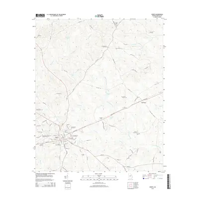 2014 Map of Sparta, 2014 Print