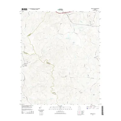 2014 Map of Sparta NE, 2014 Print