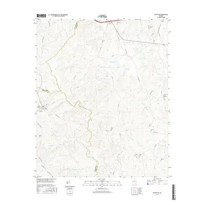 2017 Map of Sparta NE, 2017 Print