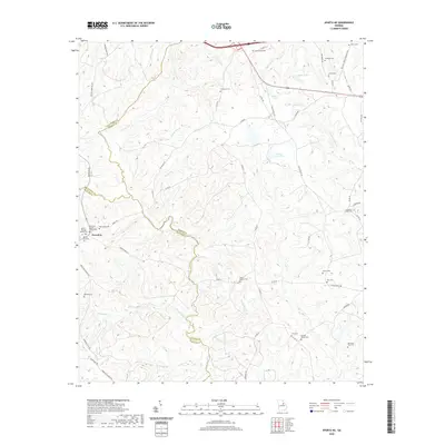 2020 Map of Sparta NE, 2020 Print