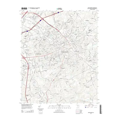 2014 Map of Spartanburg, 2014 Print