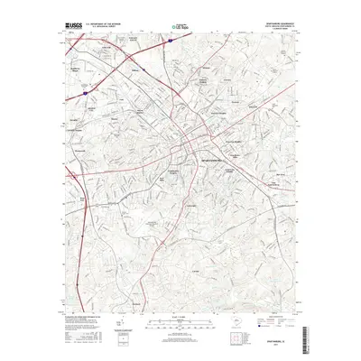 2017 Map of Spartanburg, 2017 Print