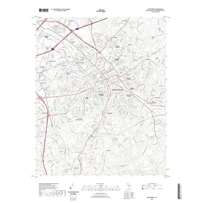 2020 Map of Spartanburg, 2020 Print