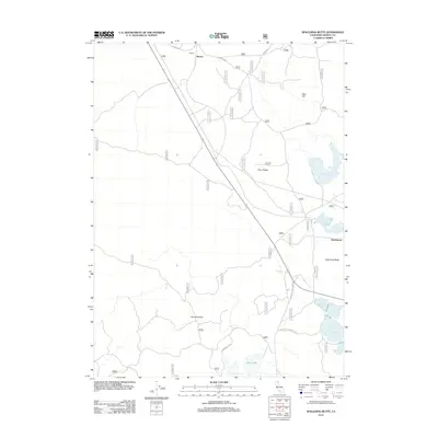 2012 Map of Spaulding Butte, 2012 Print
