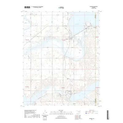 2019 Map of Spavinaw, 2019 Print